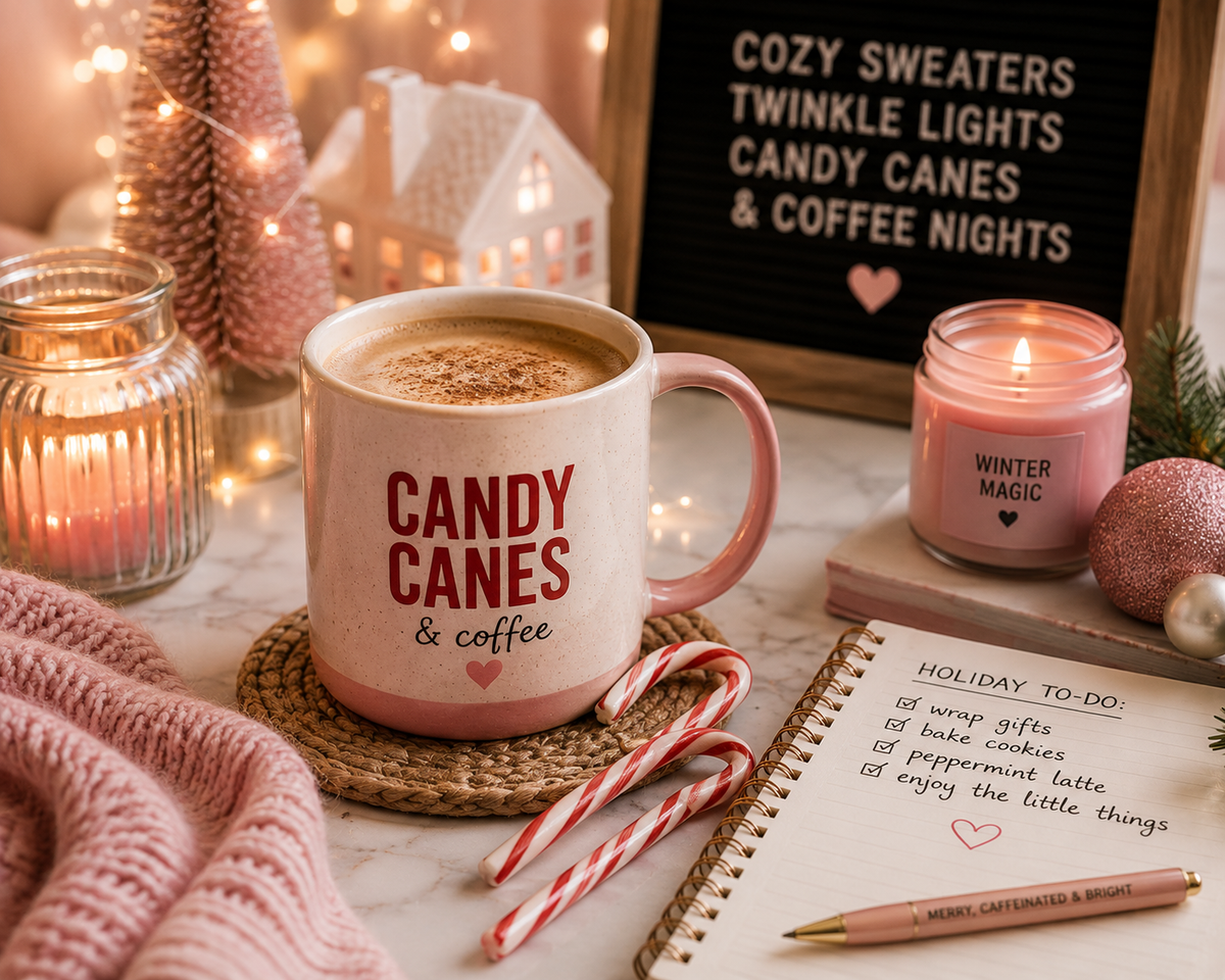 Festive Coping Mechanism — Candy Cane Flavored Coffee
