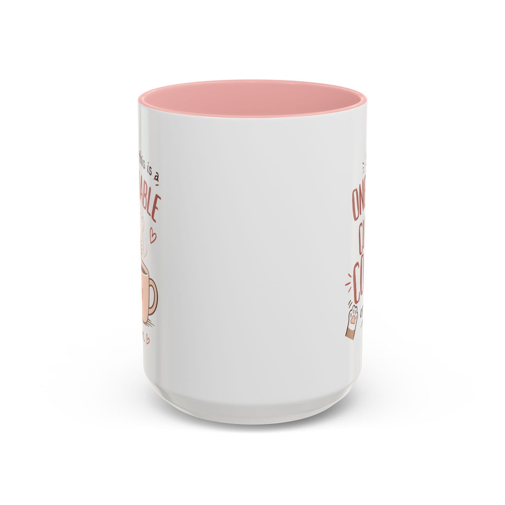 Questionable Decisions Coffee Mug — Pink Cat Mug