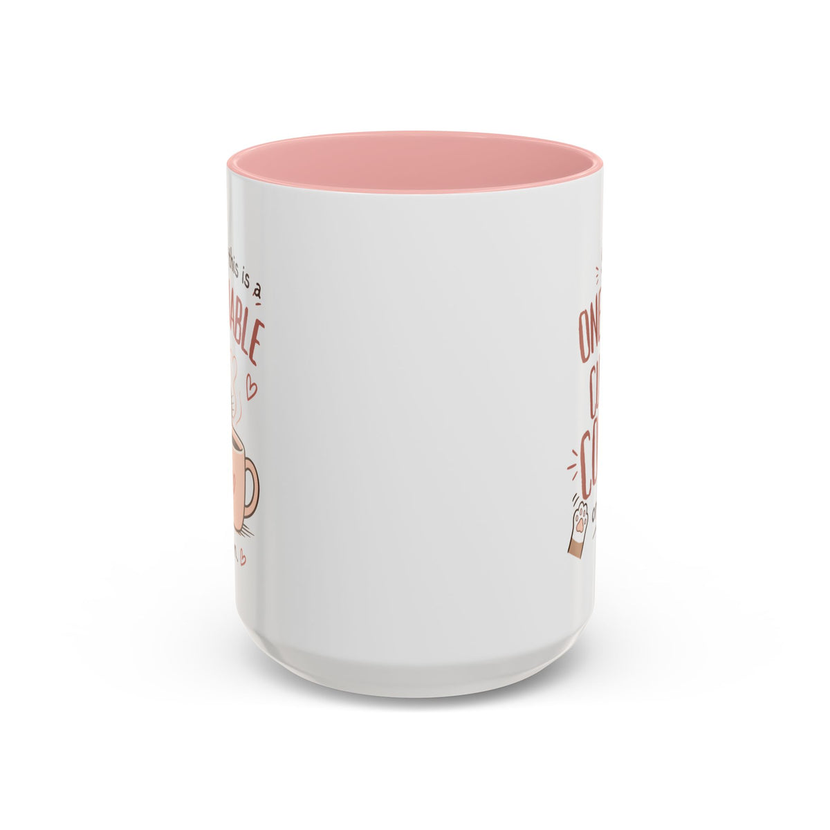 Questionable Decisions Coffee Mug — Pink Cat Mug