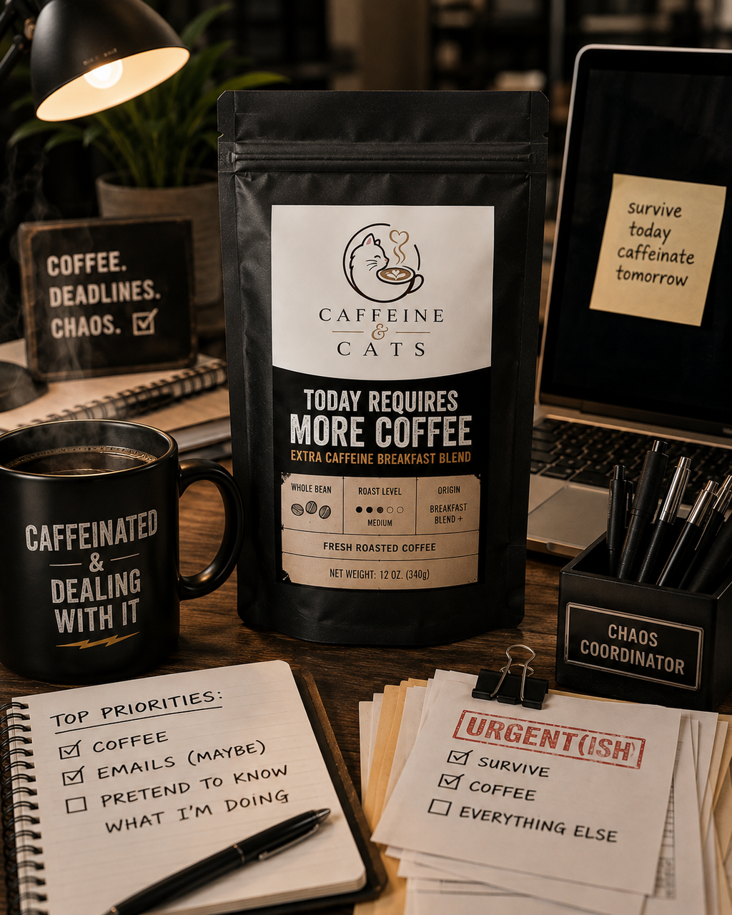 Today Requires More Coffee — Extra Caffeine Breakfast Blend