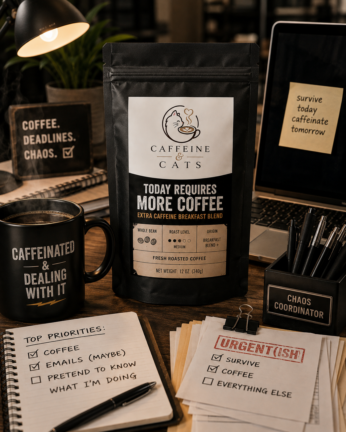 Today Requires More Coffee — Extra Caffeine Breakfast Blend