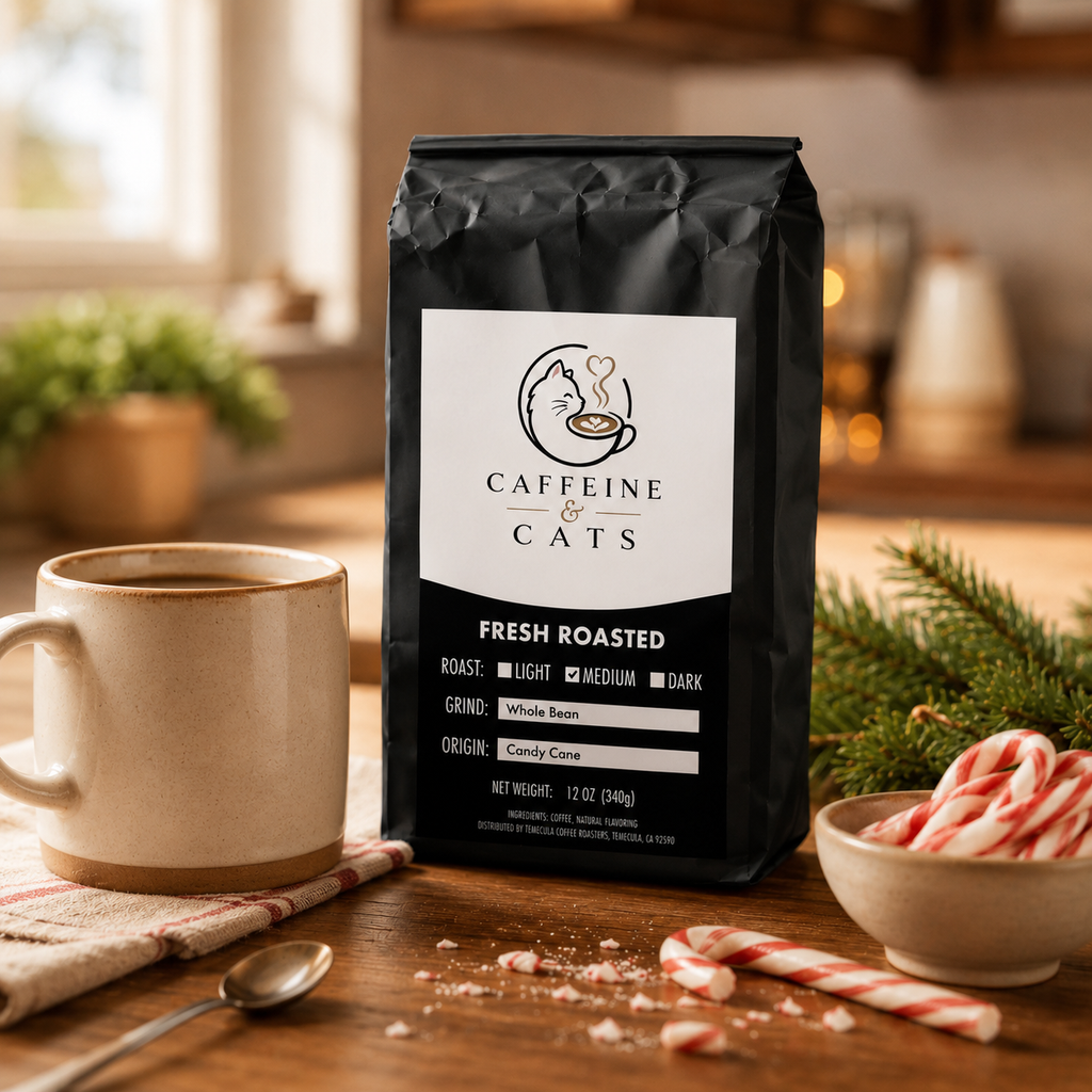 Festive Coping Mechanism — Candy Cane Flavored Coffee