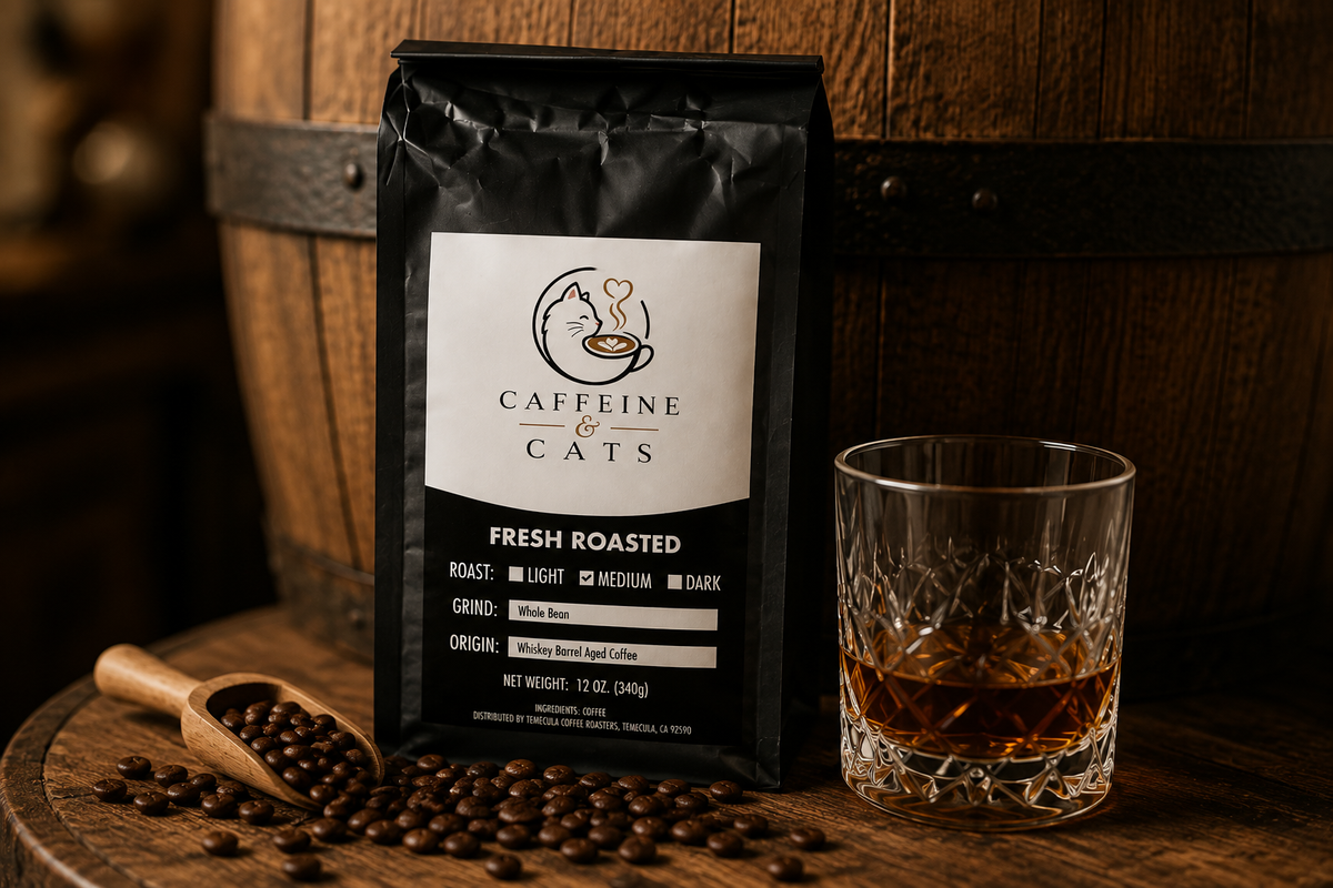 Bad Decisions & Bourbon — Whiskey Barrel Aged Coffee